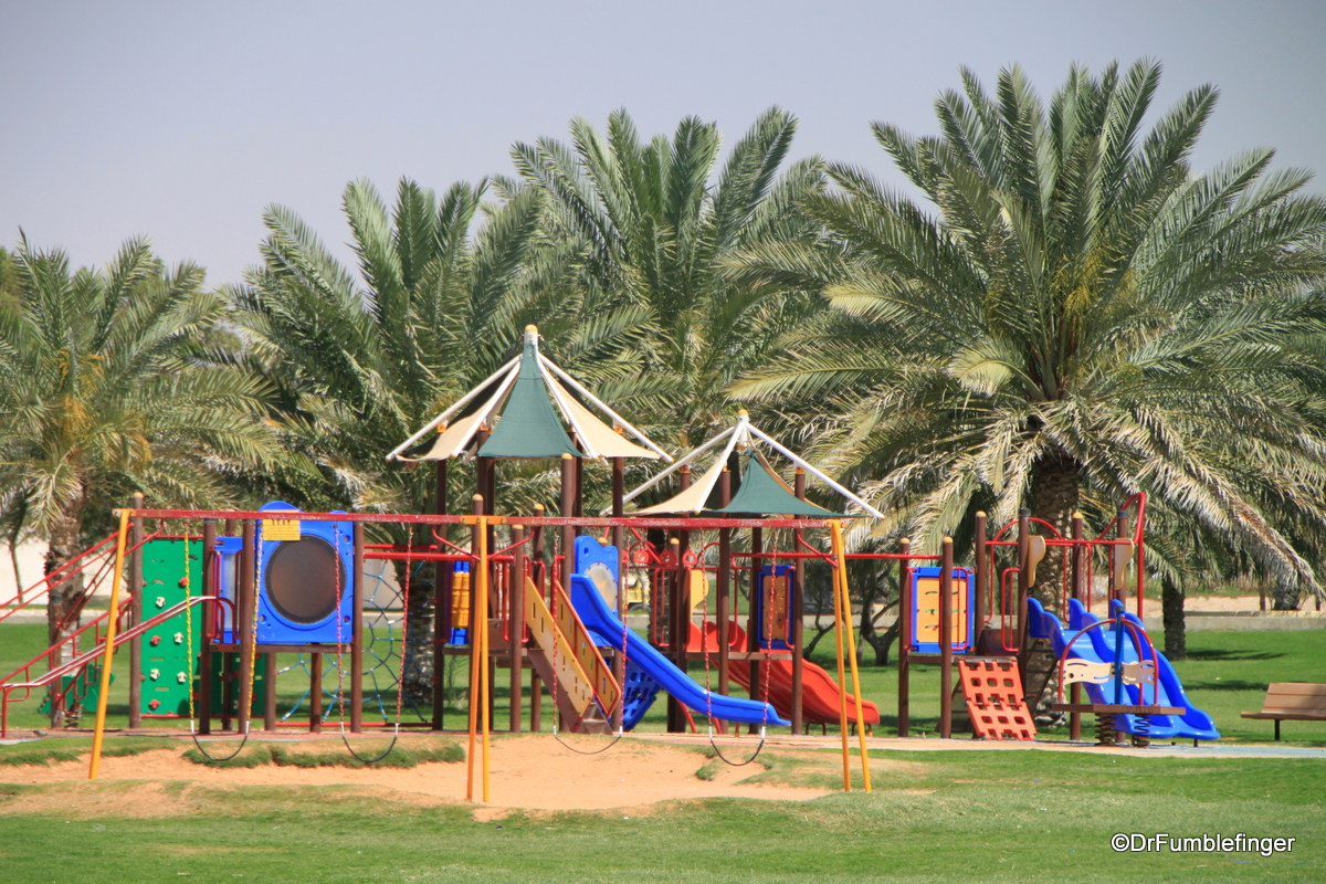 Play area, Al Ain hot springs and lake
