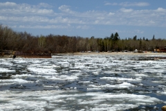Victoria Beach surrounded by Ice, Mid-May