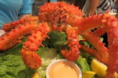 Southern King Crab dinner, Ushuaia
