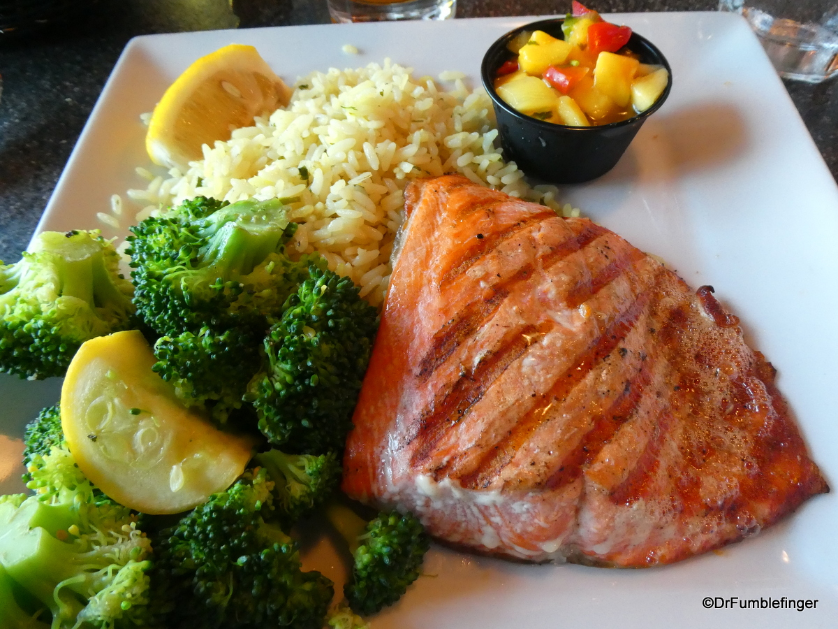 Salmon, Ray's Restaurant, Seward