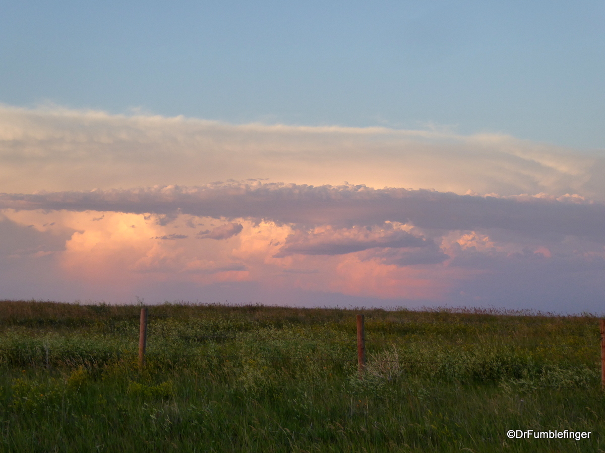 Prairie sunset, Saskatchewan