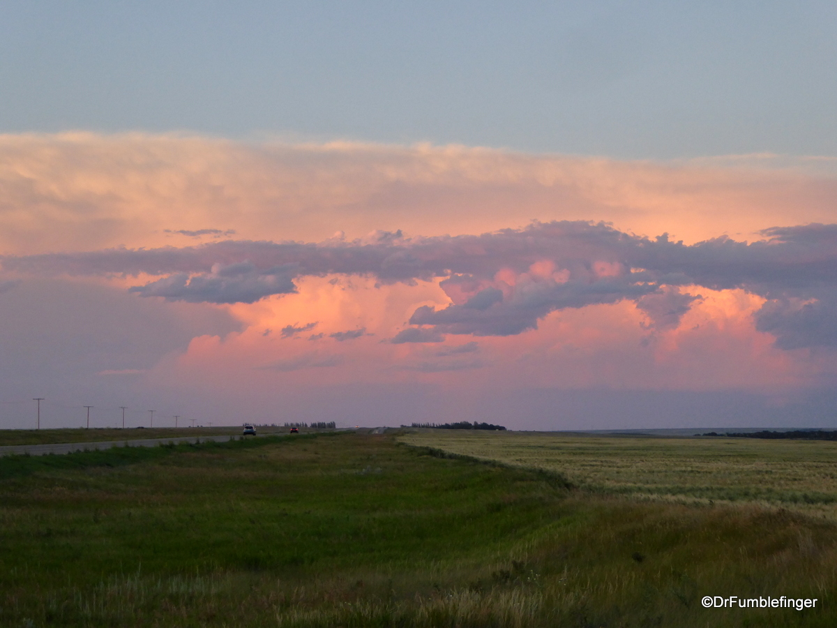Prairie sunset, Saskatchewan