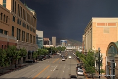 Storm over Salt Lake City