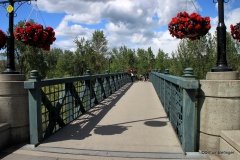 Bridge to Prince's Island Park, Calgary