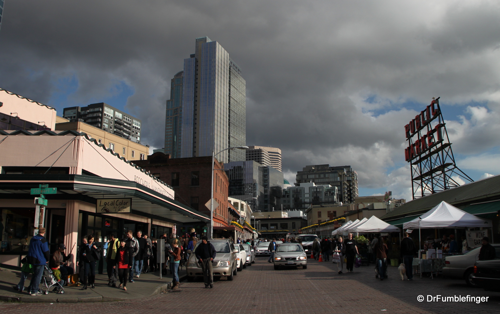 Seattle waterfront, Pike's market