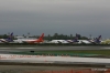 Planes ready for delivery, Boeing Field, Everett