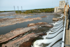 Seven Sisters Hydro Dam and spillway