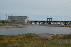Seven Sisters Hydro Dam and spillway