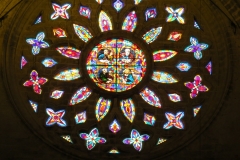 Stained glass window, Seville Cathedral