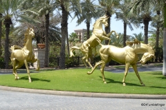 Driveway of the Jumeirah al Qasr hotel