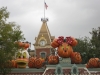 Disneyland entrance at Halloween