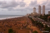Colombo, Galle Face Green at dusk