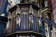 Pulpit, St. Mary's Basilica, Krakow