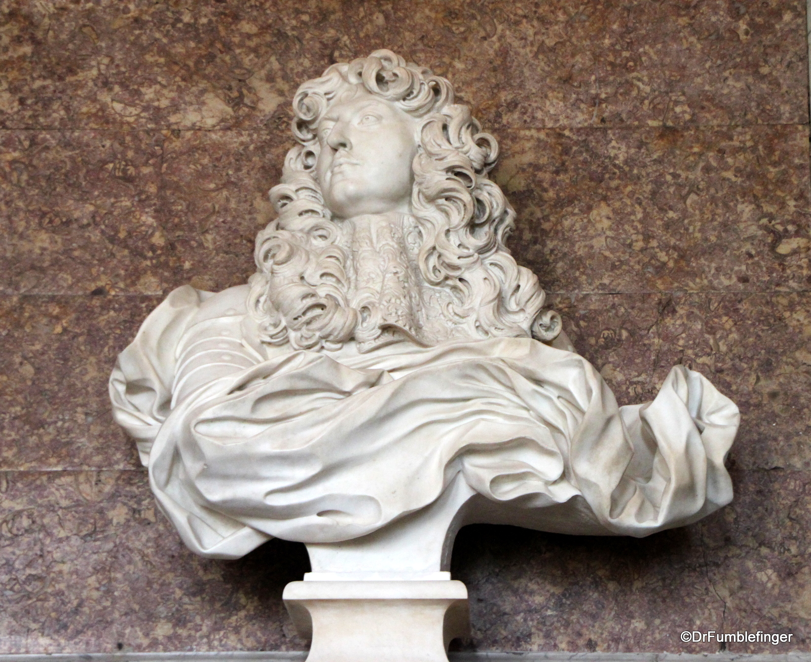Louis XIV bust by Bernini, Diana Room