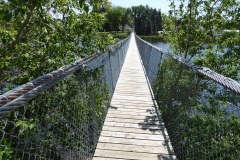 Swinging Bridge, Wolseley, Saskatchewan