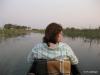 Enjoying a Mokoro ride through the Okavango Delta