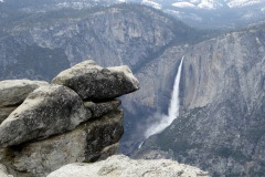 Yosemite Falls viewed from Glacier Point