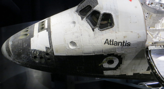 Kennedy Space Center Florida 2013 111 Atlantis Shuttle Display
