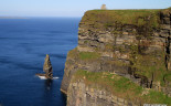 047 Cliffs of Moher. Branaunmore Rock just off O’Brien’s Tower