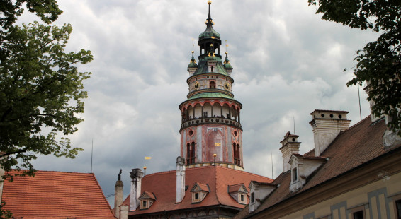 Cesky Krumlov 010.  Castle Tower