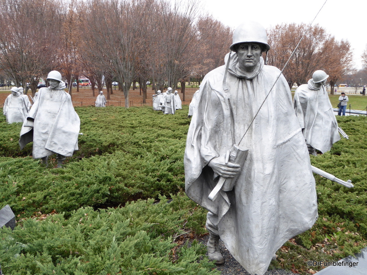 Statues, Korean War Veterans' Memorial, Washington D.C.