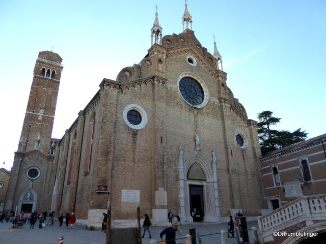 Exterior, Frari Church, Venice 