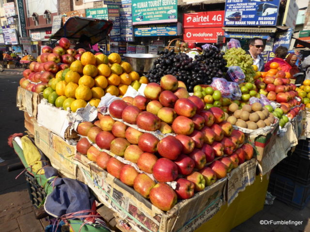 A small market in Delhi
