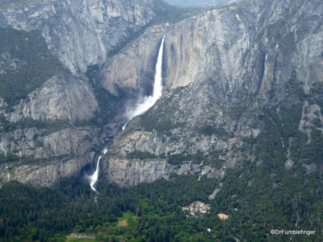 View of Yosemite Falls from Glacier Point