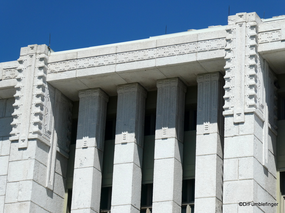 Detail of the Cardston Temple